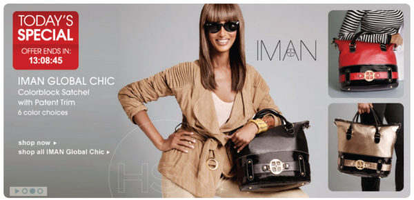 Iman's wildly successful Global Chic line for HSN is a network favorit 