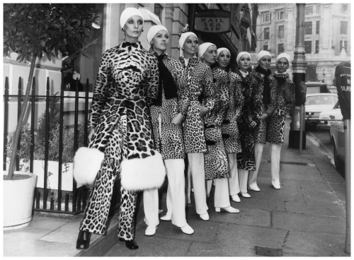 Dior goes from the floral flowy female to the savage animal female. Dior launched its use of Leopard print fur in 1947