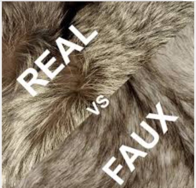 Real Fur vs. faux fur