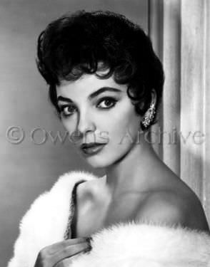 Joan Collins from the archives in her earlier film career