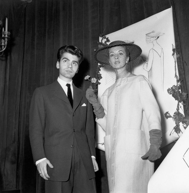 at age of 21, Karl Lagerfeld won first prize In the Coat Category at the Fashion Design Competition In Paris, on December 11, 1954