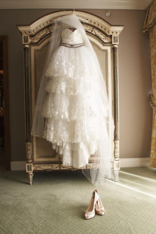 Monique Lhuillier's dresses are a big part of the ambiance of any bride's big day
