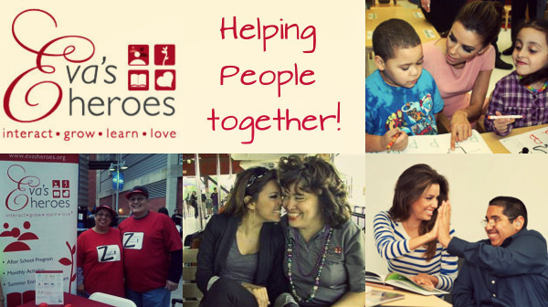 “Eva’s Heroes, co-founded by actress Eva Longoria, is an organization dedicated to enriching the lives of individuals with intellectual special needs by providing an inclusive setting built on four tenets: interact, grow, learn, and love. Based in San Antonio, Texas, the organization helps teens and young adults with special needs to integrate and flourish in society.”
