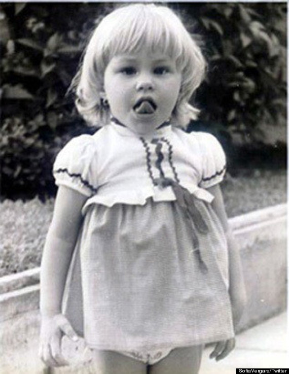 Sofia Vergara as a toddler